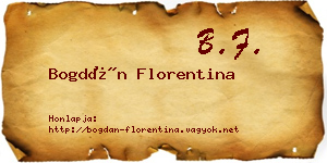 Bogdán Florentina névjegykártya